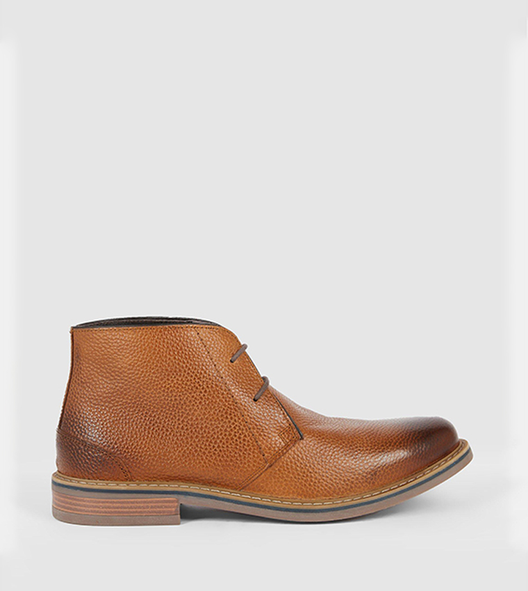 Buy Debenhams Tecnic Arlo Tumbled Leather Chukka Boots In Brown 6thStreet Oman