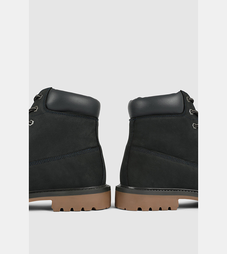 Buy Debenhams Tecnic Dawson Nubuck Wide Fit Boots In Blue 6thStreet Bahrain