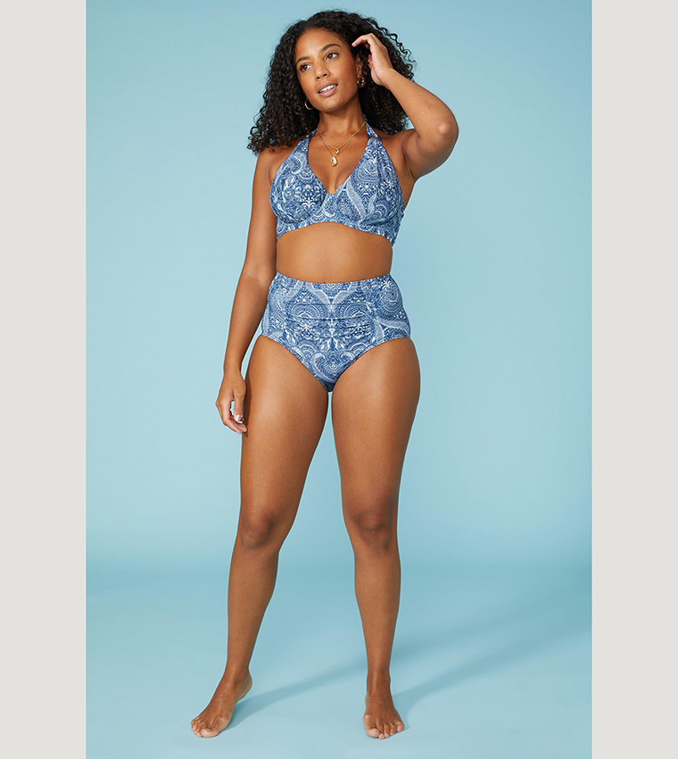Womens navy swim bottoms hot sale