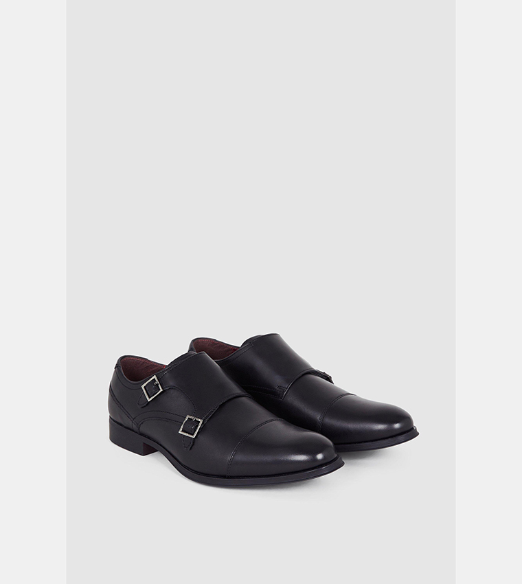 Red tape monk shoes in black online