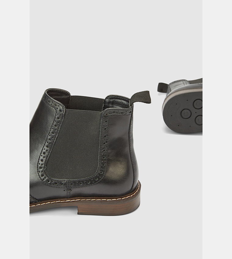 Red tape black chelsea sales boots