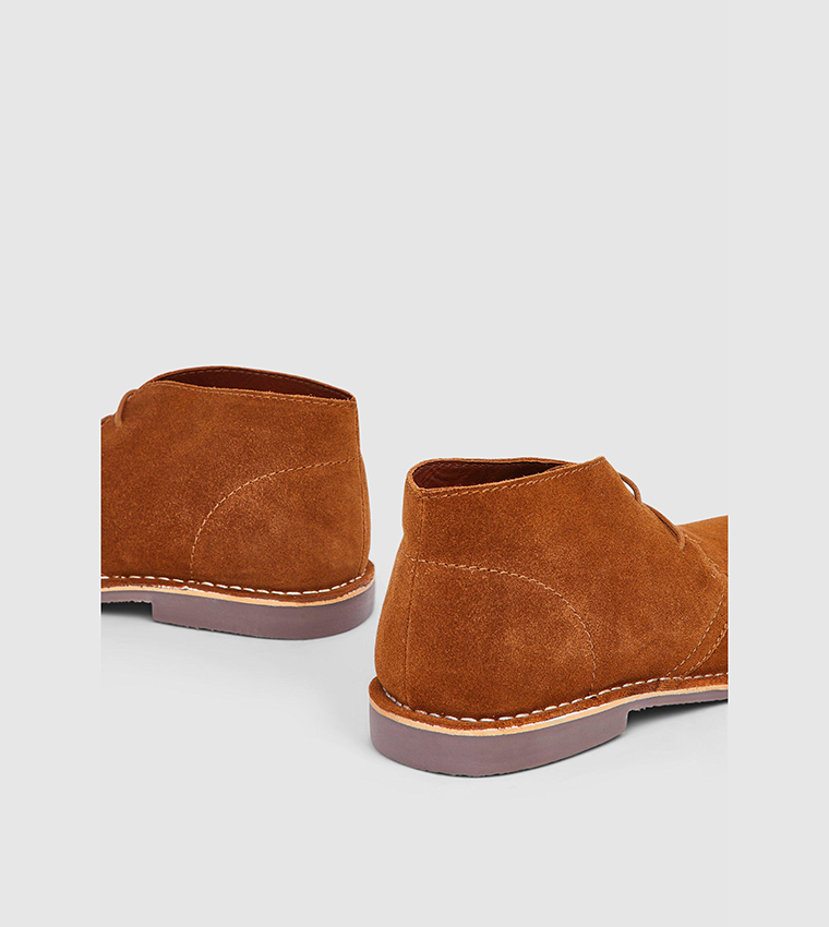 Buy Debenhams Red Tape Gobi Suede Lace Up Casual Shoes In Tan 6thStreet Qatar