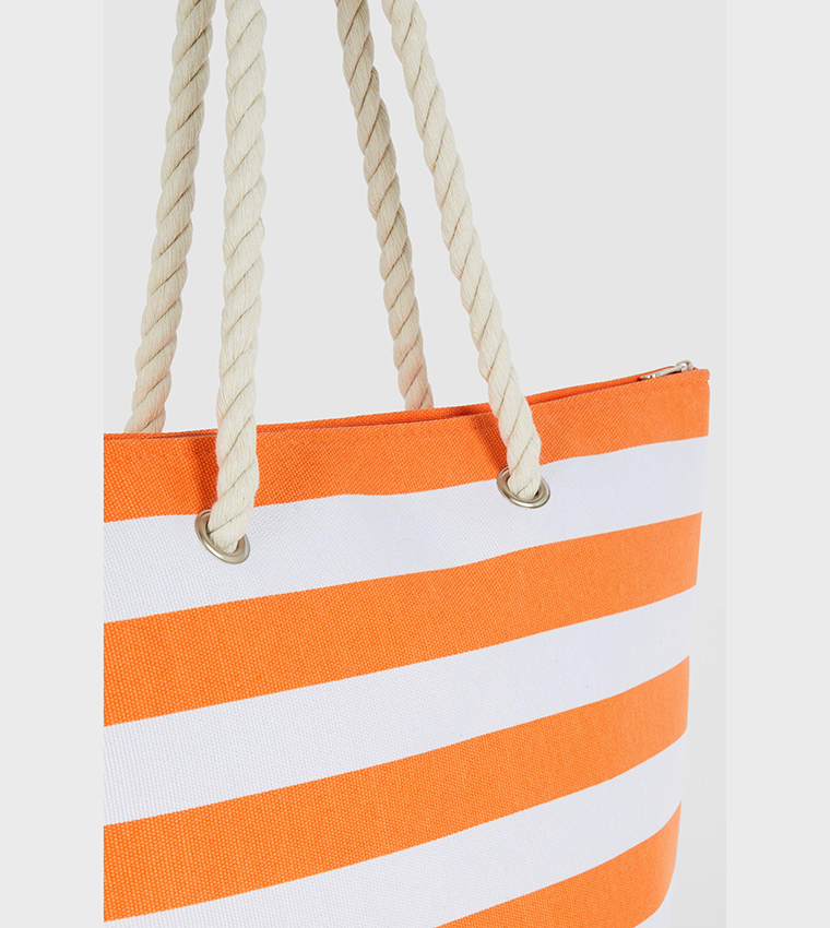 Buy Debenhams Striped Beach Shoulder Bag In Multiple Colors 6thStreet Bahrain