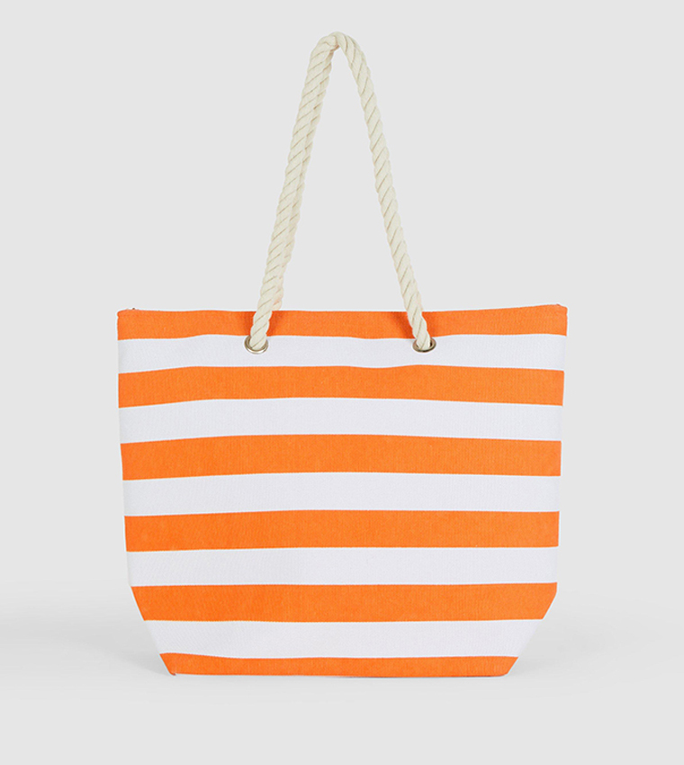 Buy Debenhams Striped Beach Shoulder Bag In Multiple Colors 6thStreet Qatar