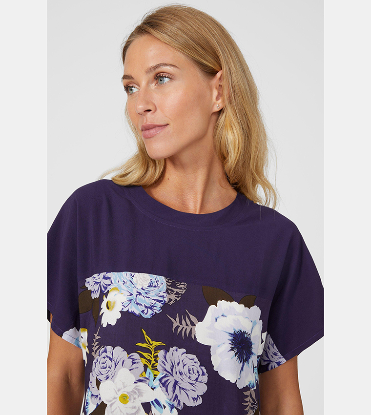 Buy Debenhams Isabelle Grace Sleep Nightdress In Navy 6thStreet