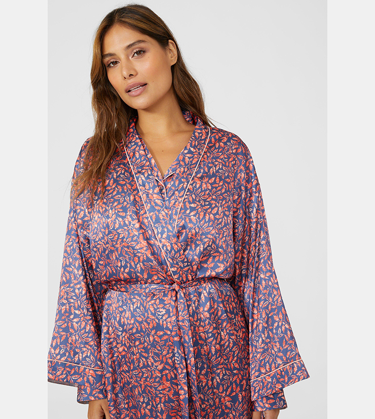 Debenhams satin robe top