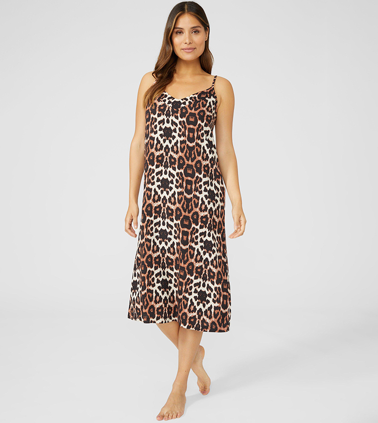 Debenhams leopard shop print dress