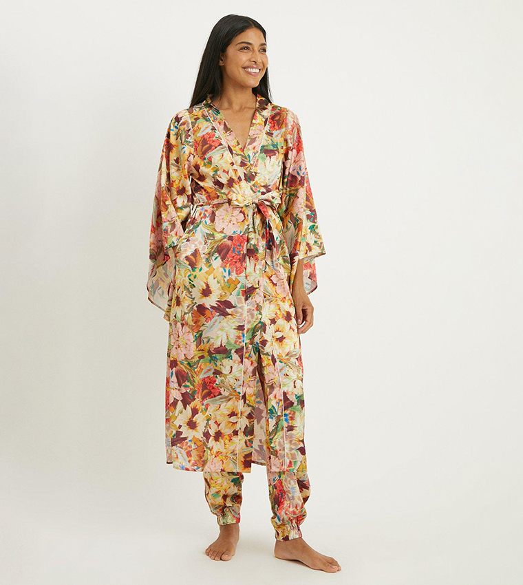 Debenhams kimono dressing gown on sale