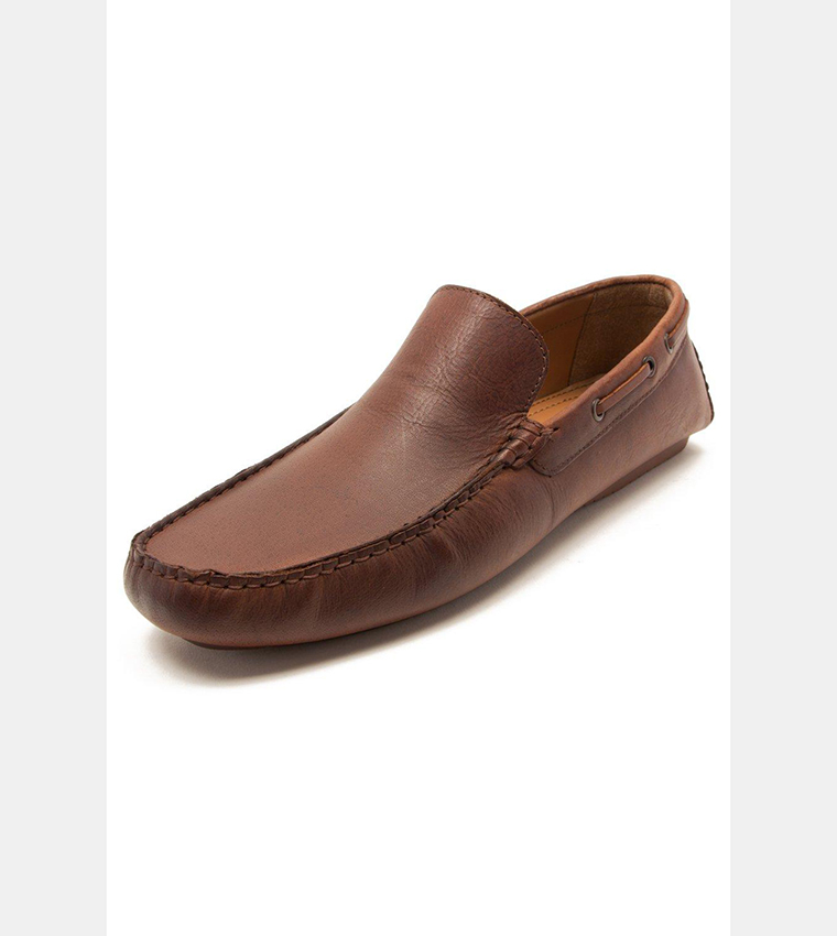 Buy Debenhams Thomas Crick Cade Plain Leather Driving Shoes In Brown 6thStreet UAE