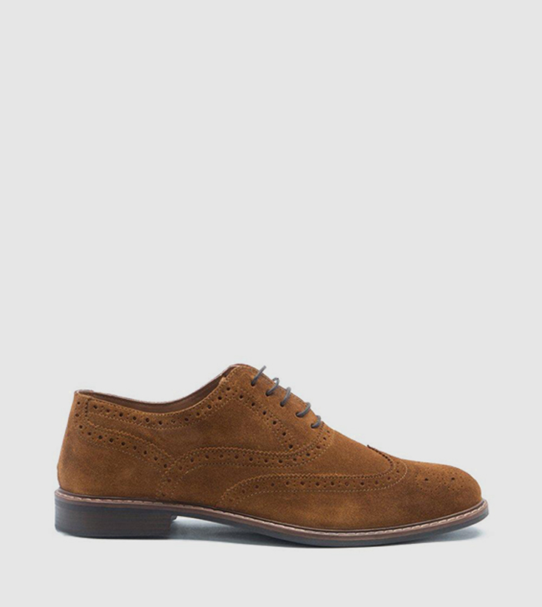 Buy Debenhams Thomas Crick Cardew Suede Oxford Brogue Shoes In Brown 6thStreet Bahrain