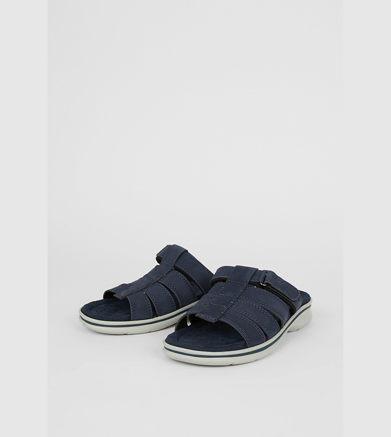 Buy Debenhams Lynton Leather Sporty Casual Sandals In Navy 6thStreet Oman