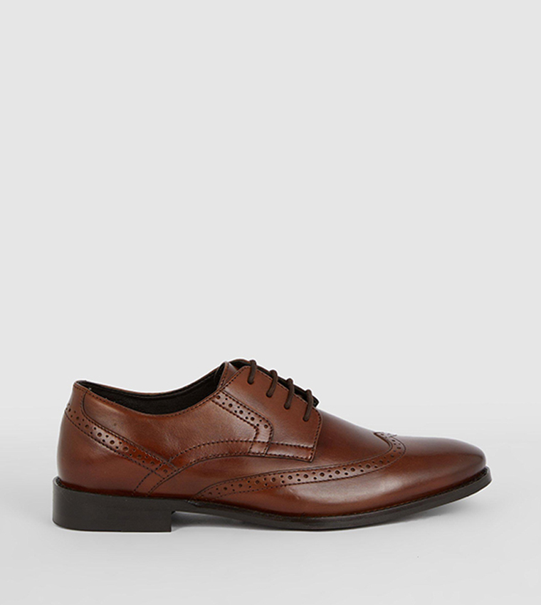 Bourne Leather Toe Wing Derby Shoes