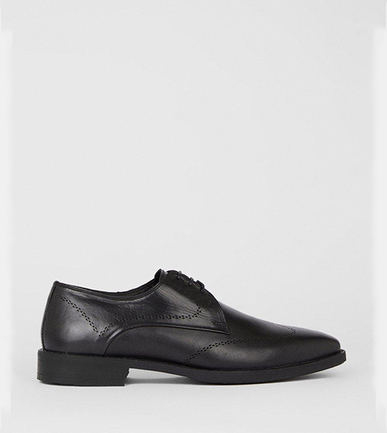 Leather discount smart shoes