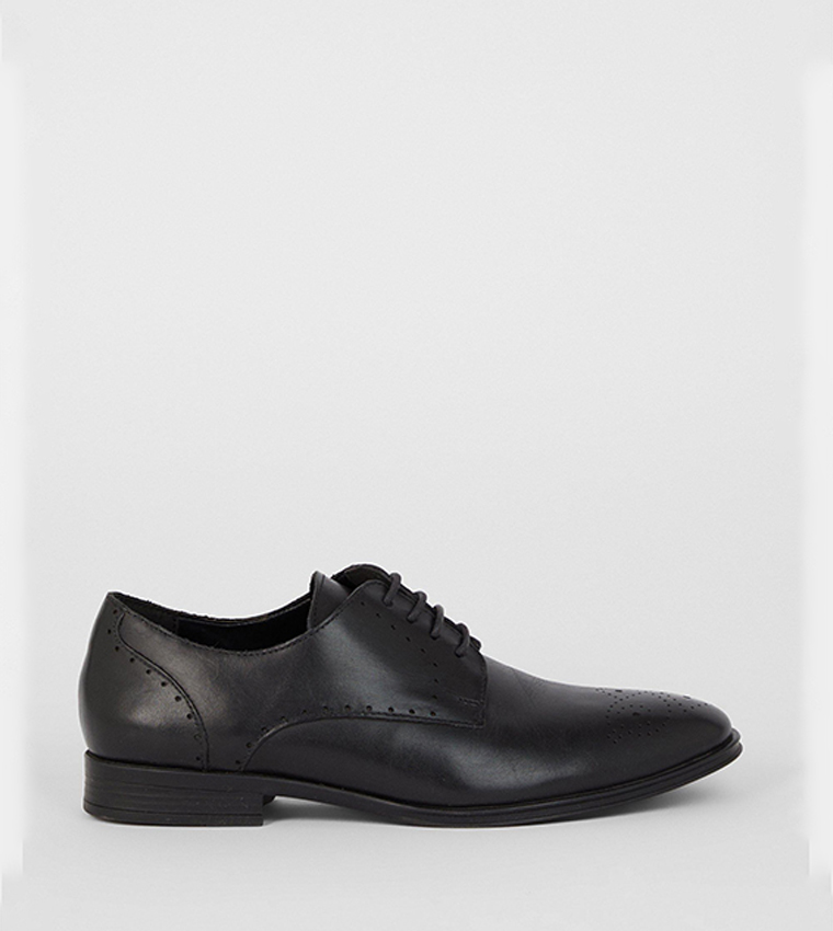 Buy Debenhams Frys Leather Comfort Derby Shoes In Black