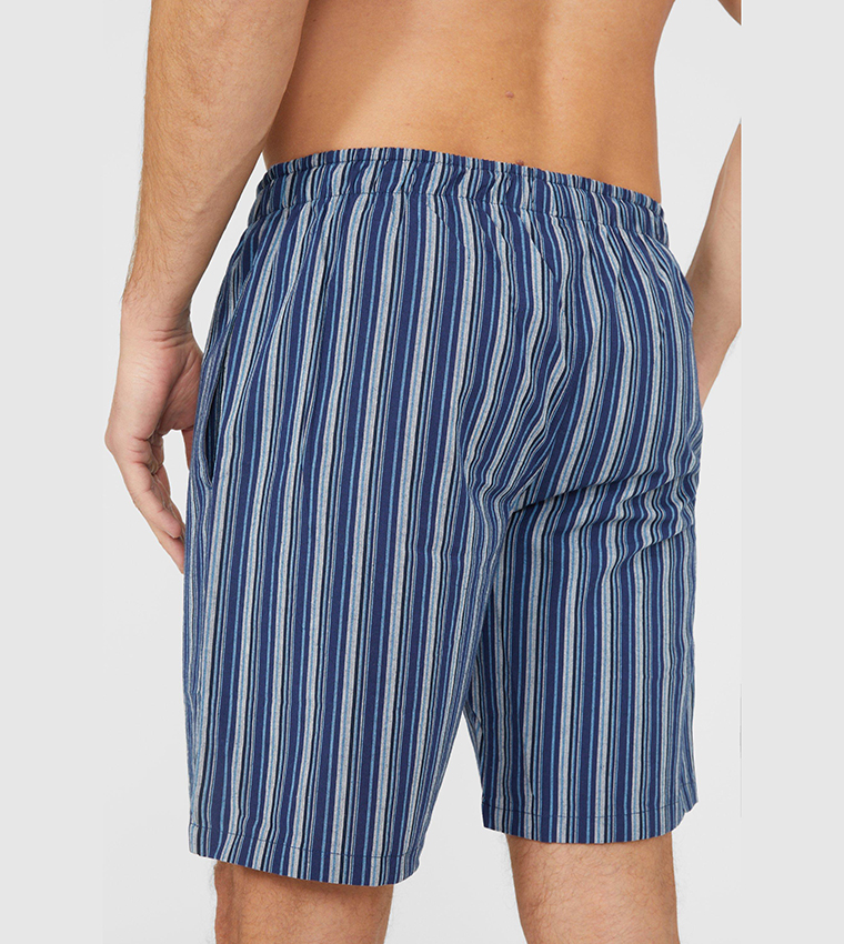 Buy Debenhams Woven Lounge Shorts In Blue 6thStreet UAE