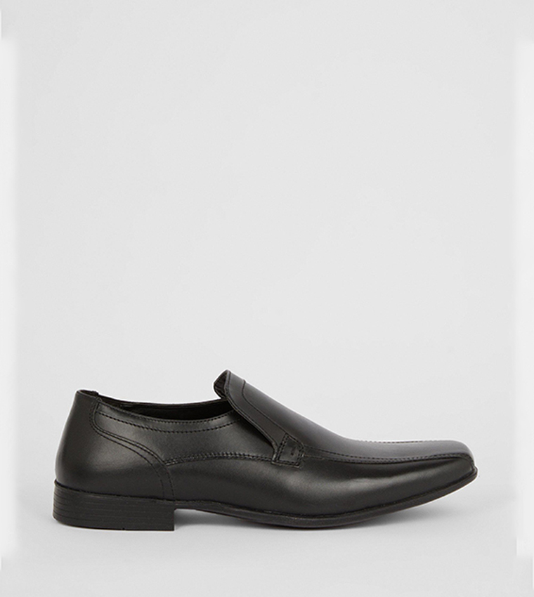 Buy Debenhams Jeremy Leather Slip On Shoes In Black 6thStreet UAE