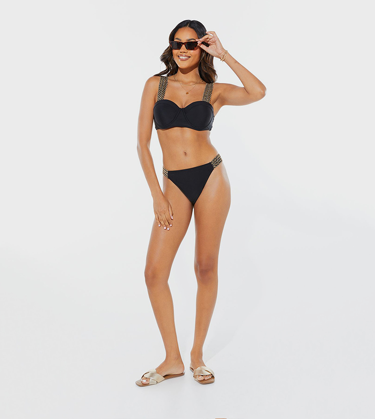 Metallic Bikini Bottom