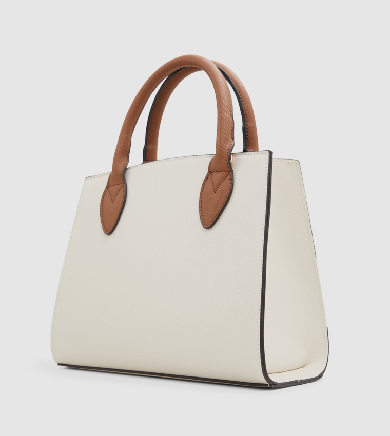 DEBY Textured Satchel Bag