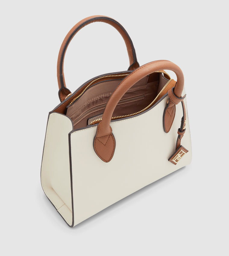 DEBY Textured Satchel Bag