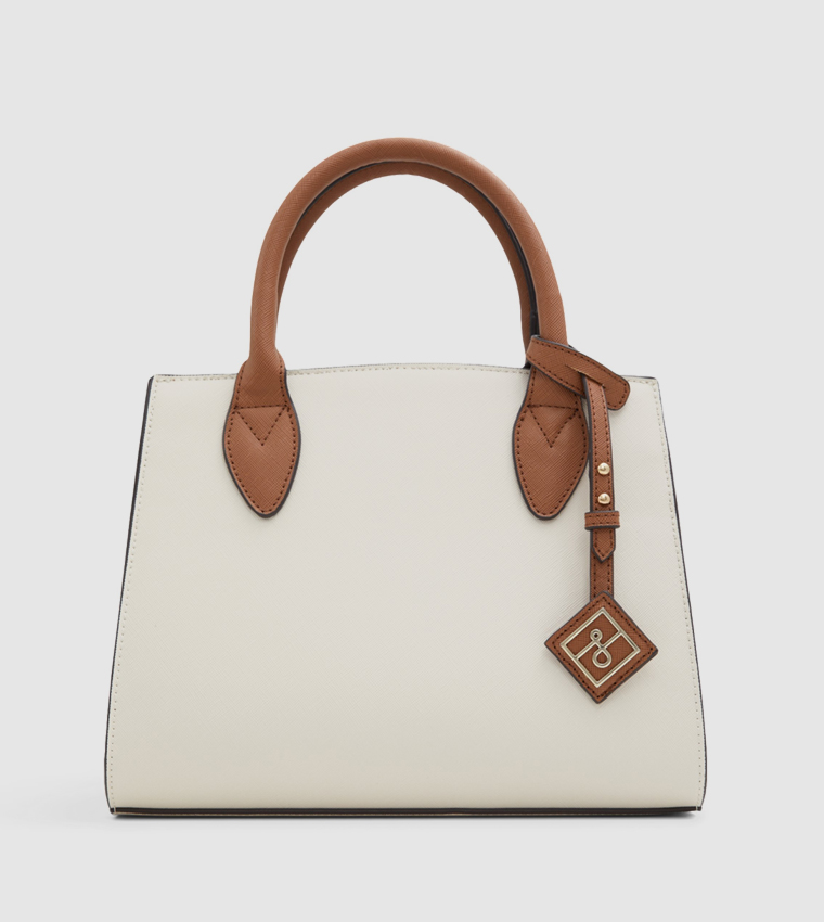 DEBY Textured Satchel Bag