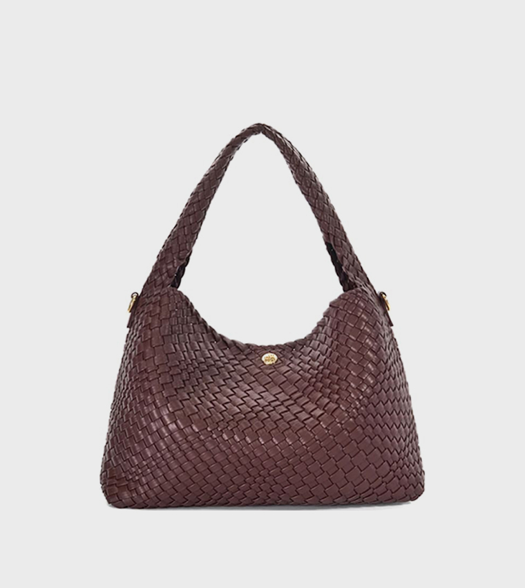 DELIBERATE braided Shoulder Bag