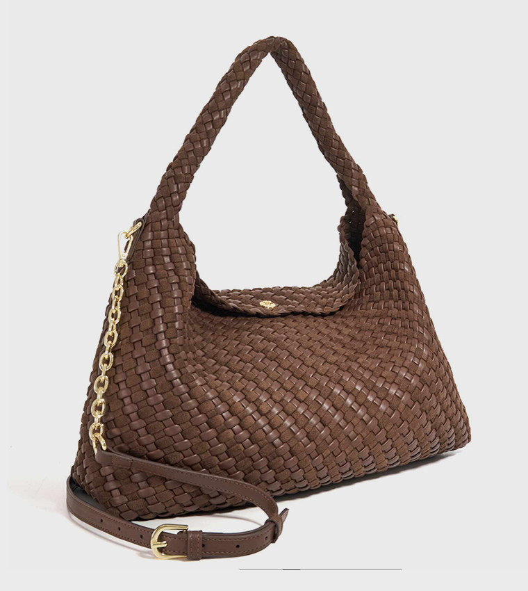 DELIBERATE braided Shoulder Bag