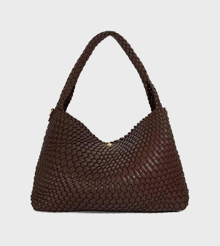 DELIBERATE braided Shoulder Bag