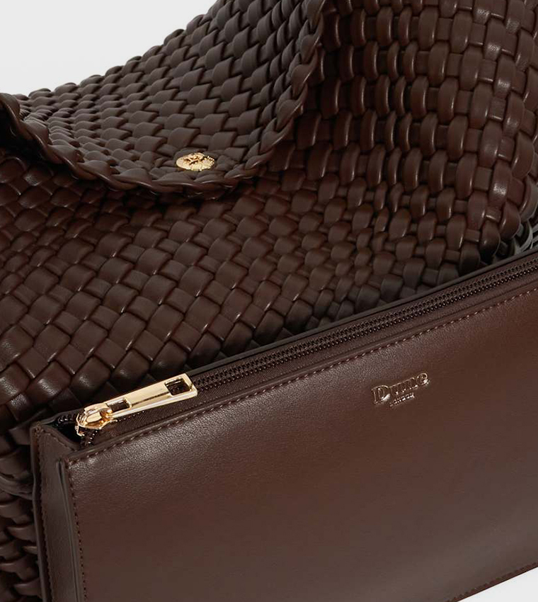 DELIBERATE braided Shoulder Bag