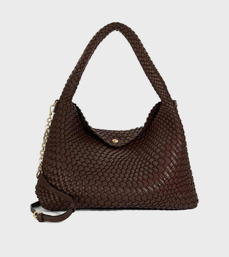 DELIBERATE braided Shoulder Bag