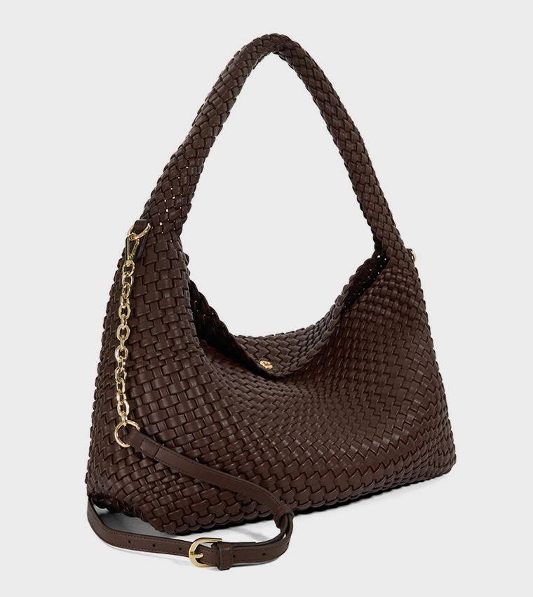 DELIBERATE braided Shoulder Bag