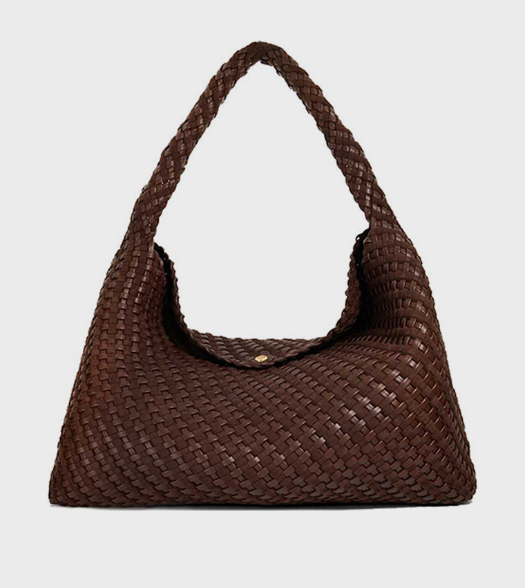DELIBERATE braided Shoulder Bag