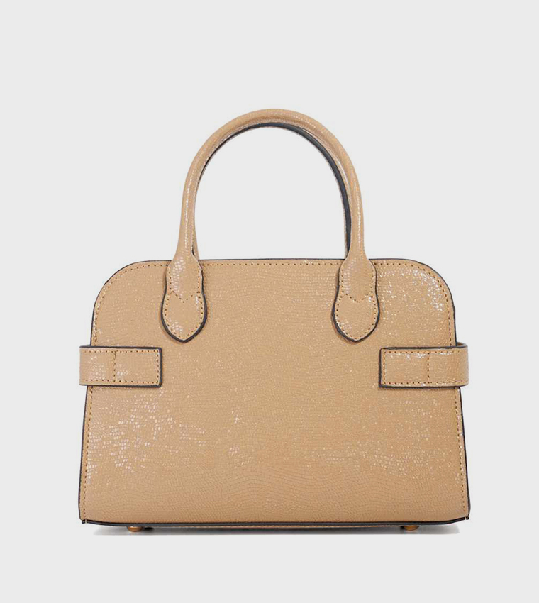 DELINEATE Textured Satchel Bag