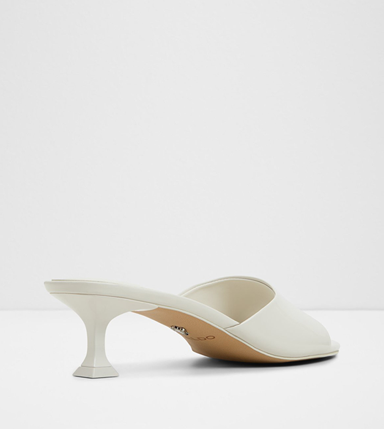 DELPHINIA Flared Heel Sandals