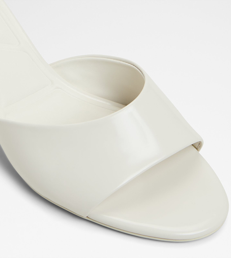 DELPHINIA Flared Heel Sandals