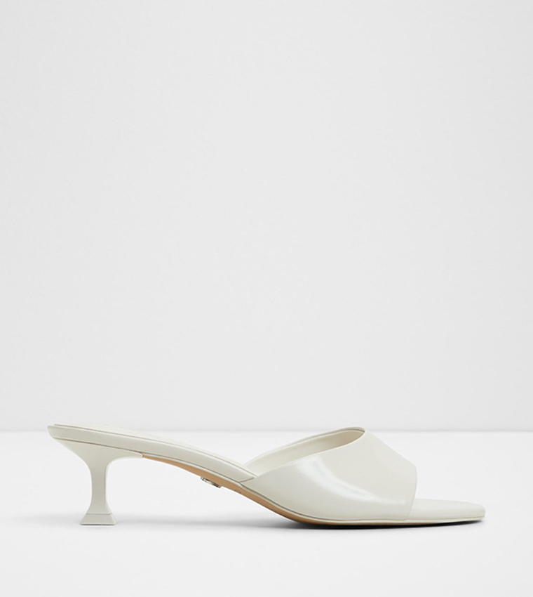 DELPHINIA Flared Heel Sandals