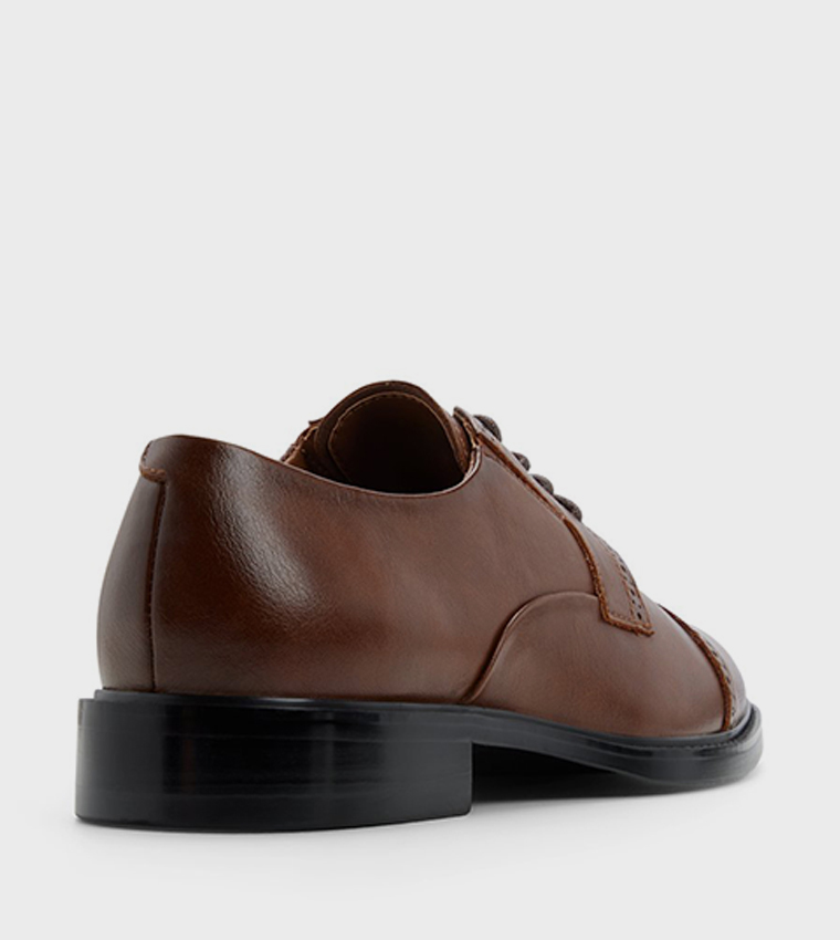 DEMORRIS Almond Toe Derby Shoes