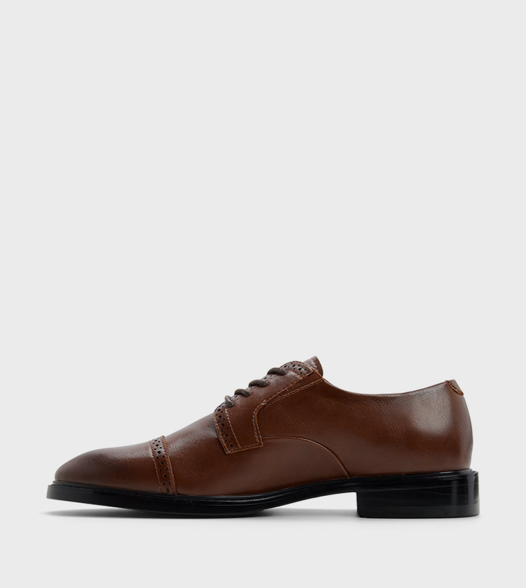 DEMORRIS Almond Toe Derby Shoes