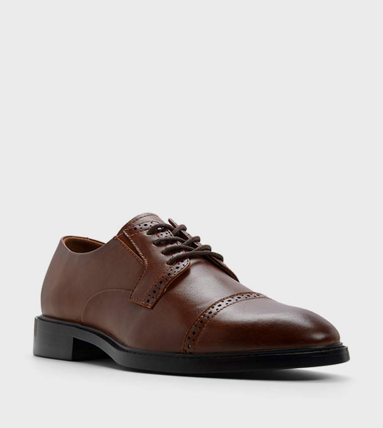 DEMORRIS Almond Toe Derby Shoes