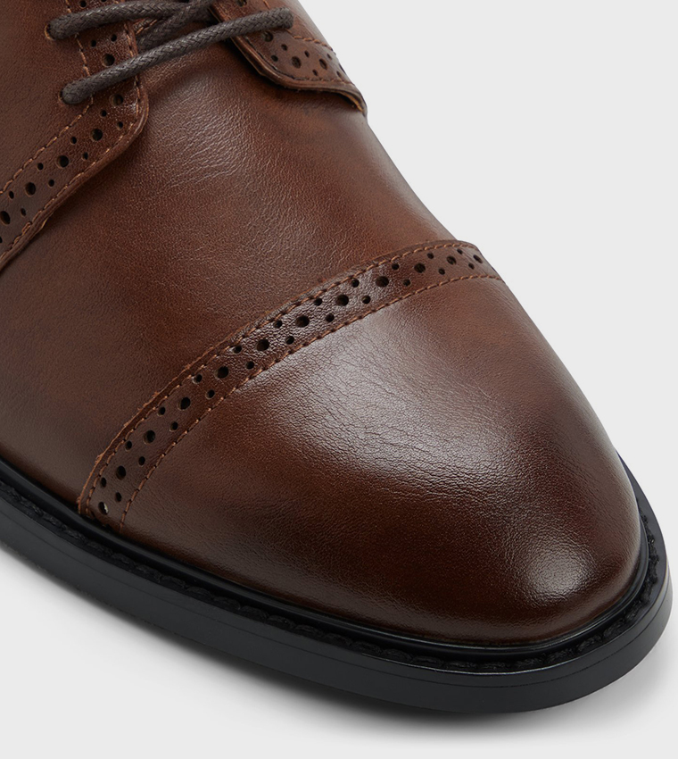 DEMORRIS Almond Toe Derby Shoes