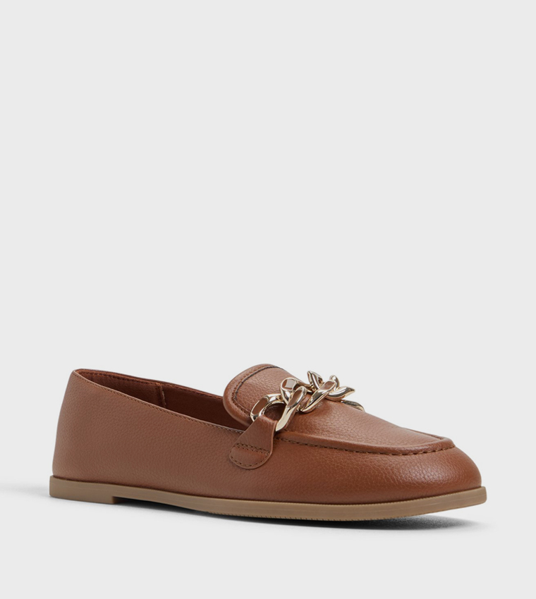 DERAYNE Metal Detail Loafers