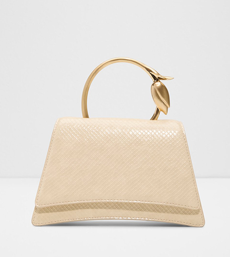 DESERTROSE Textured Top Handle Bag