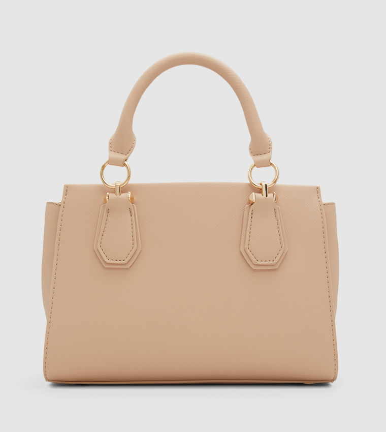 Buy Call It Spring DEVOTED Textured Satchel Bag In Beige