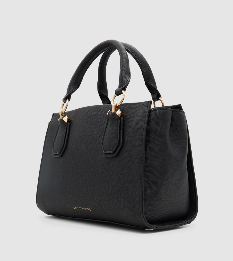 DEVOTED Textured Satchel Bag