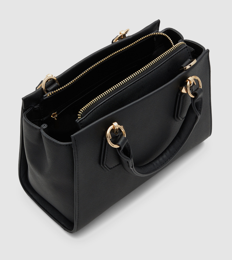 DEVOTED Textured Satchel Bag