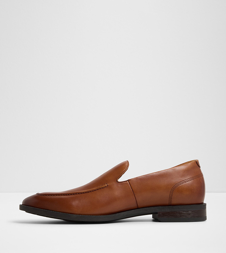 DEX Textured Leather Slip-On Shoes