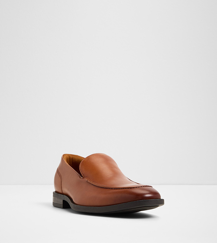 DEX Textured Leather Slip-On Shoes