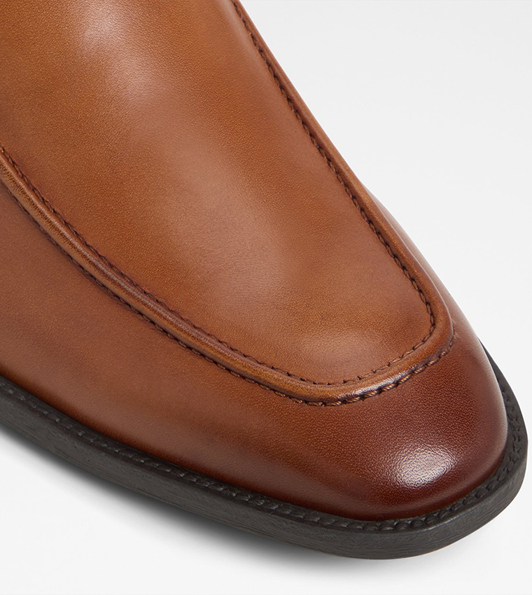 DEX Textured Leather Slip-On Shoes