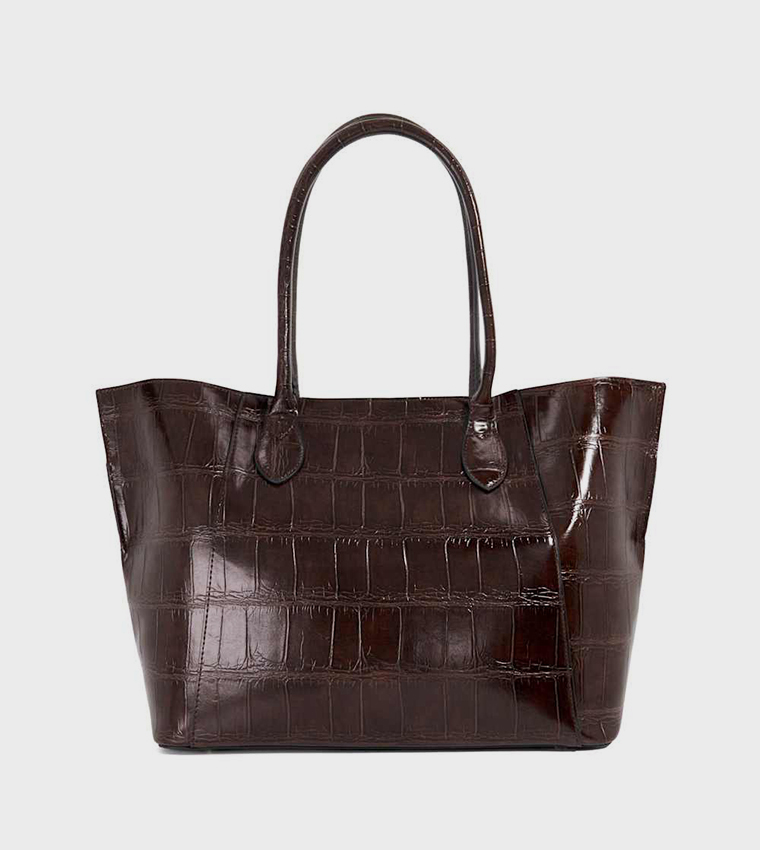 DEXTERITY Textured Tote Bag with Coin Pouch