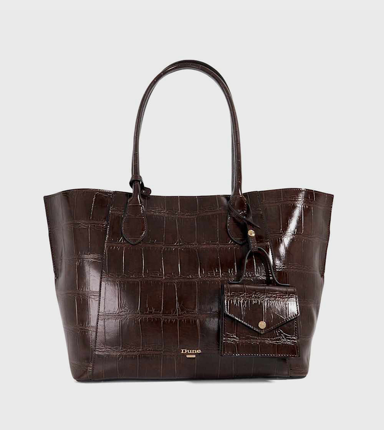 DEXTERITY Textured Tote Bag with Coin Pouch