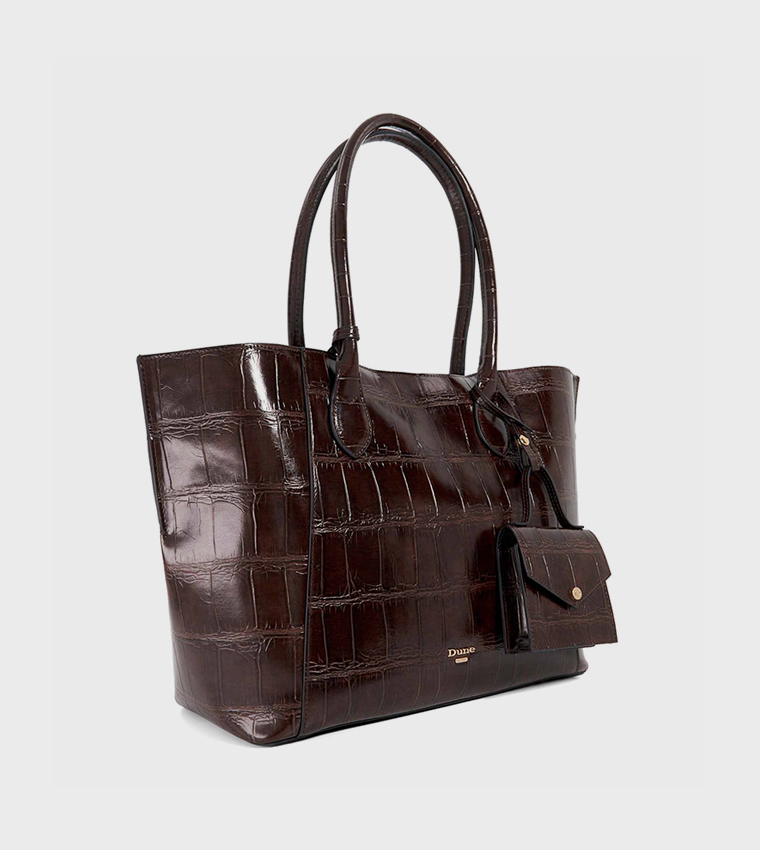 DEXTERITY Textured Tote Bag with Coin Pouch